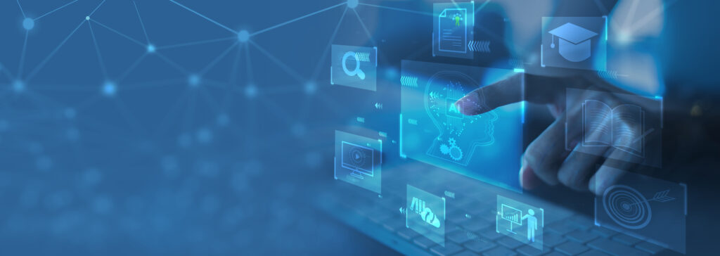 AI in elearning illustration
